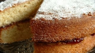 Victoria sponge cake recipe [upl. by Arlin93]