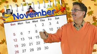 November  Calendar Song for Kids  Jack Hartmann [upl. by Ennovart505]