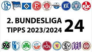 Bundesligatipps 2Liga  24Spieltag  Saison 20232024 [upl. by Kowtko648]