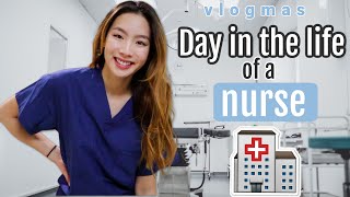 Day in the life of a nurse during COVID  Vlogmas day 2 [upl. by Lenox]