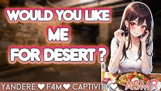 Yandere Dinner Date🤍RP ASMR F4M Obsessive Yandere Force Feeding [upl. by Janetta]