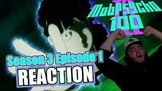 Best Show is Back Mob Psycho 100 Season 3 Episode 1 REACTION [upl. by Dubois]