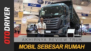 Hyundai Xcient 6x4 2018 Indonesia  First Impression  OtoDriver [upl. by Clari]