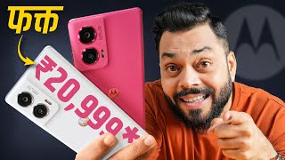 The Most All Rounder 5G Phone Under ₹25000📍 Edge 50 Fusion Unboxing amp Review [upl. by Hardie]