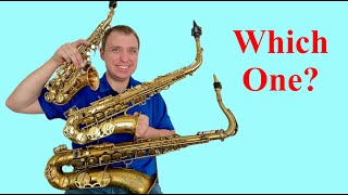 Saxophone Comparison Soprano vs Alto vs Tenor [upl. by Lucky290]