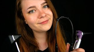 Extra Thorough Medical Examination Percussion Sticky Stethoscope Eye Testing 🩺 ASMR Medical RP [upl. by Paddie]