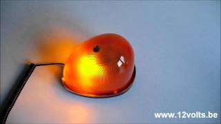 GYROPHARE LED GOUTTE DEAU ORANGE [upl. by Neryt]