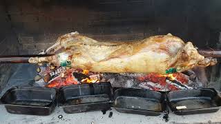 Cheverme  the Bulgarian way of roasting a whole lamb [upl. by Farrington]