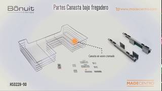 Instala tú mismo una canasta Bajo Fregadero [upl. by Zetnahs]