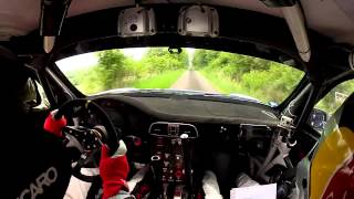 Onboard Porsche GT3 ZeltnerZeltner Hessen Rallye 2014 [upl. by Inalaehon]