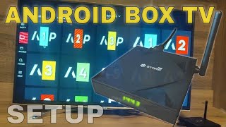 ANDROID TV BOX setting with Playstore IPTV apps [upl. by Ahtrim311]