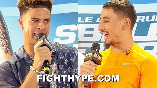 AUSTIN MCBROOM VS ANESONGIB FULL BACK amp FORTH FINAL PRESS CONFERENCE amp HEATED FACE OFF [upl. by Acinorahs989]