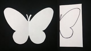 How To Make Paper Butterfly  Easy Paper Butterfly  Butterfly Design [upl. by Okramed]