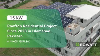 15kW Residential Solar with Growatt MOD 15KTL3X Inverter in Islamabad Pakistan [upl. by Ynaffet]