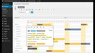 Booking Calendar Legacy Version  overview of booking admin menu [upl. by Ayahsal]