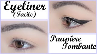 LASTUCE POUR LES PAUPIERE TOMBANTE  Eyeliner [upl. by Nedlog]