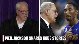 Phil Jackson shares stories about Kobe Bryant at his statue ceremony  NBA on ESPN [upl. by Annaul688]