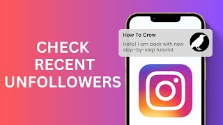 How To Check Recent Unfollowers On Instagram [upl. by Nauqed551]