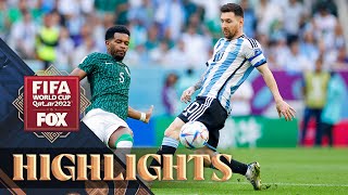 Argentina vs Saudi Arabia Highlights  2022 FIFA World Cup [upl. by Yniattirb30]