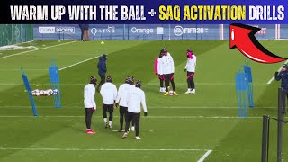 🎯Warm Up with the ball  SAQ Activation Drills  PSG Training [upl. by Neufer169]