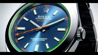 Rolex Oyster Perpetual Milgauss Z Blue Dial Ref 116400 GV  aBlogtoWatch [upl. by Udelle]