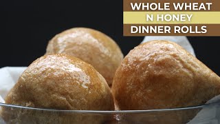 Whole Wheat n Honey Dinner Rolls are light and soft with a touch of honey [upl. by Havelock]