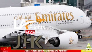 🔴LIVE JFK AIRPORT ACTION  John F Kennedy International  Live Plane Spotting [upl. by Diahann779]