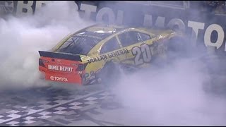 NASCAR Bristol  NailBiting finish Between Kenseth and Kahne [upl. by Jan]