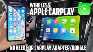 WIRELESS APPLE CARPLAY  No need to buy adapter or dongle [upl. by Alyakem189]