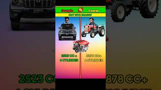 Swaraj Tractor 855Fe🆚 Scorpio s3Who will win ❓🤯scorpio swaraj855 trending facts [upl. by Aelber583]