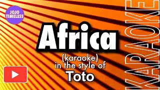 Africa karaoke [upl. by Pamelina]