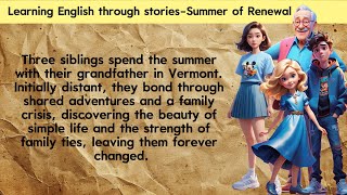 Improve your English  English reading  Audio books Free  Graded Reader  Summer of Renewal [upl. by Hoes787]