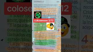 colosenses 312 cristiano noticias versiculodelabiblia ipuc frasesbiblicas [upl. by Esorrebma588]