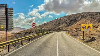 Drive from Betancuria to Corralejo Fuerteventura Scenic Drive Roadmovie [upl. by Briney614]