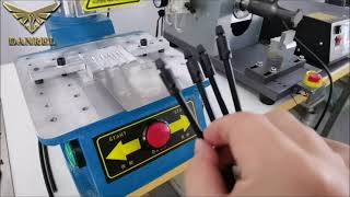 DANREL DR1010 Heat Staking Thermal Press Machine for Welding Plastic Cables [upl. by Budge684]