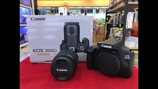 Canon EOS 3000D DSLR camera unboxing Tamil [upl. by Ahsiekat85]