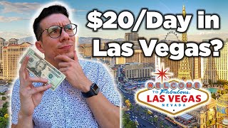 SURVIVING in Las Vegas with ONLY 20 Budget Friendly Day [upl. by Esetal810]