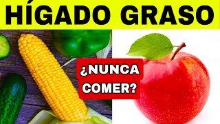 8 ALIMENTOS PROHIBIDOS para el HÍGADO GRASO 🚫 Médico Endocrinólogo Explica Mitos y Verdades [upl. by Lazar864]