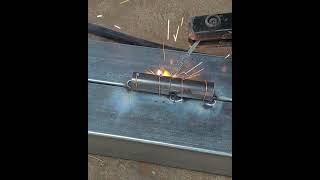 secrets of welders welding door hinges howtowelding stickwelding stickweldingsquaretube welding [upl. by Lucier]