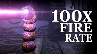 Laser Sentry Stone with 100x Speed vs All Boss DLC Elden Ring [upl. by Falo]