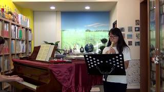 婕怡  Walter Roehr Sonatinen Für C Blockflöte Violine und Klavier Nr3 4th mvt Vivace [upl. by Aineg24]