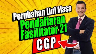 PERUBAHAN LINI MASA PENDAFTARAN CALON FASILITATOR ANGKATAN 21  POIN PENTING PENDAFTARAN FASILITATOR [upl. by Oruntha]