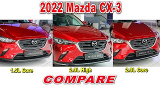 2022 Mazda CX3 Variant Compare [upl. by Eniac]