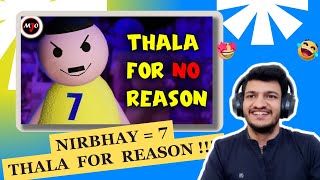 THALA For No Reason  MAKE JOKE OF MJO By Saurabh Shukla  REACTION  By Nirbhay [upl. by Efar]