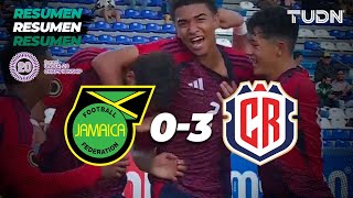 HIGHLIGHTS  Jamaica 03 Costa Rica  CONCACAF Sub20 Championship  TUDN [upl. by Imre]