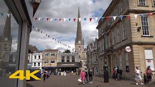 Trowbridge Walk Town Centre【4K】 [upl. by Retsim]