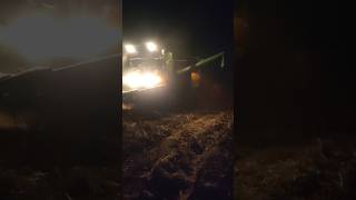 John Deere W70 harvester night work John Deereshort videoharvester [upl. by Sainana571]