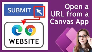 Launch an External Website URL from a Power Apps Canvas App [upl. by Olzsal]