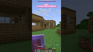 MI NOVIA ME REGALA ESTA CASA… minecraft ahorts gaming [upl. by Jolynn]