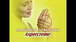 Aspercreme 2006 Television Commercial [upl. by Atelokin]